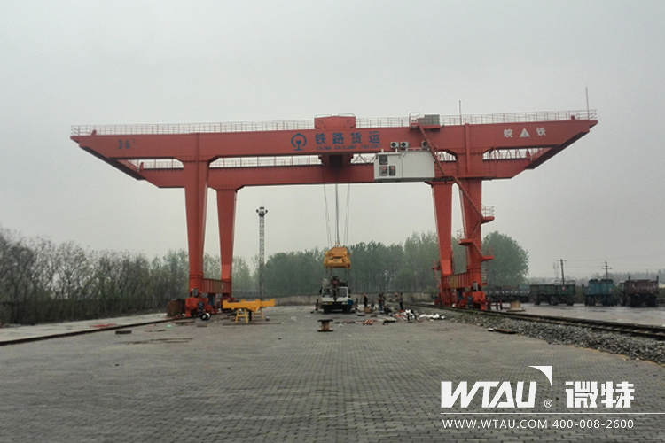 微特配套皖鐵集裝箱門機(jī)，為鐵路貨運(yùn)保駕護(hù)航