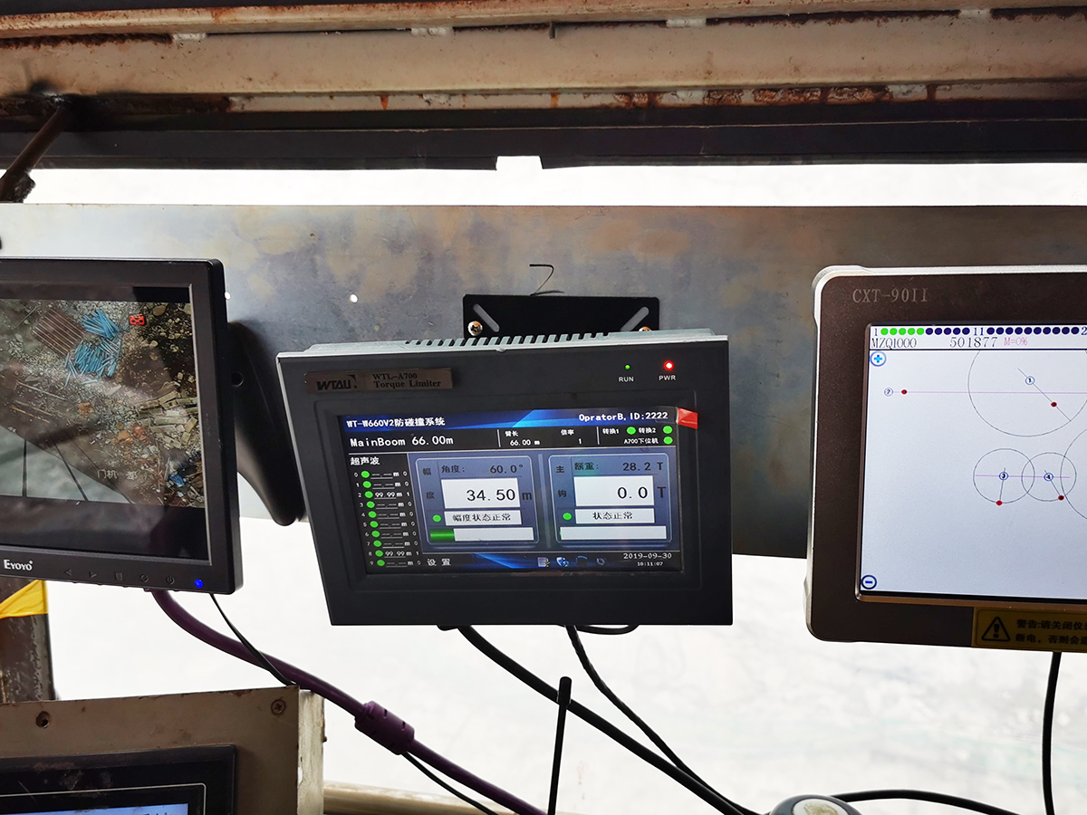 微特塔機防碰撞系統(tǒng)應用于西藏用戶