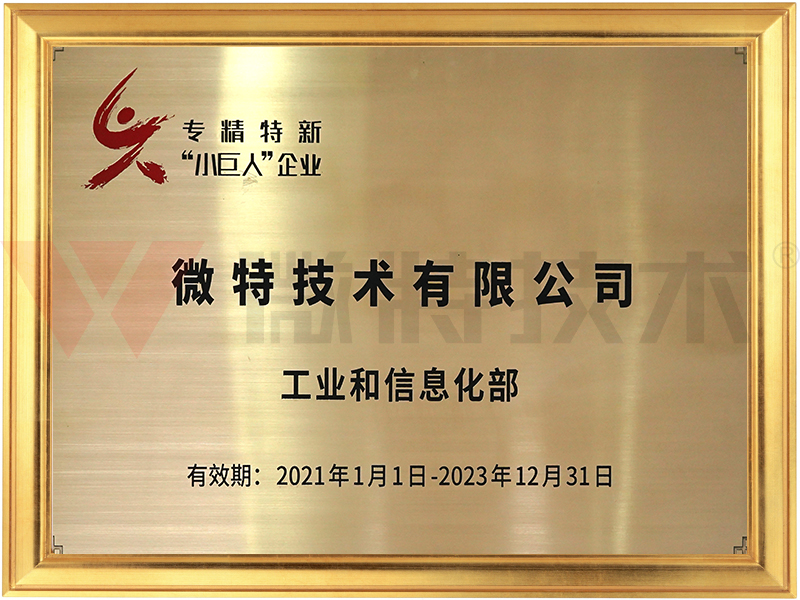 專(zhuān)精特新小巨人企業(yè)&mdash;微特