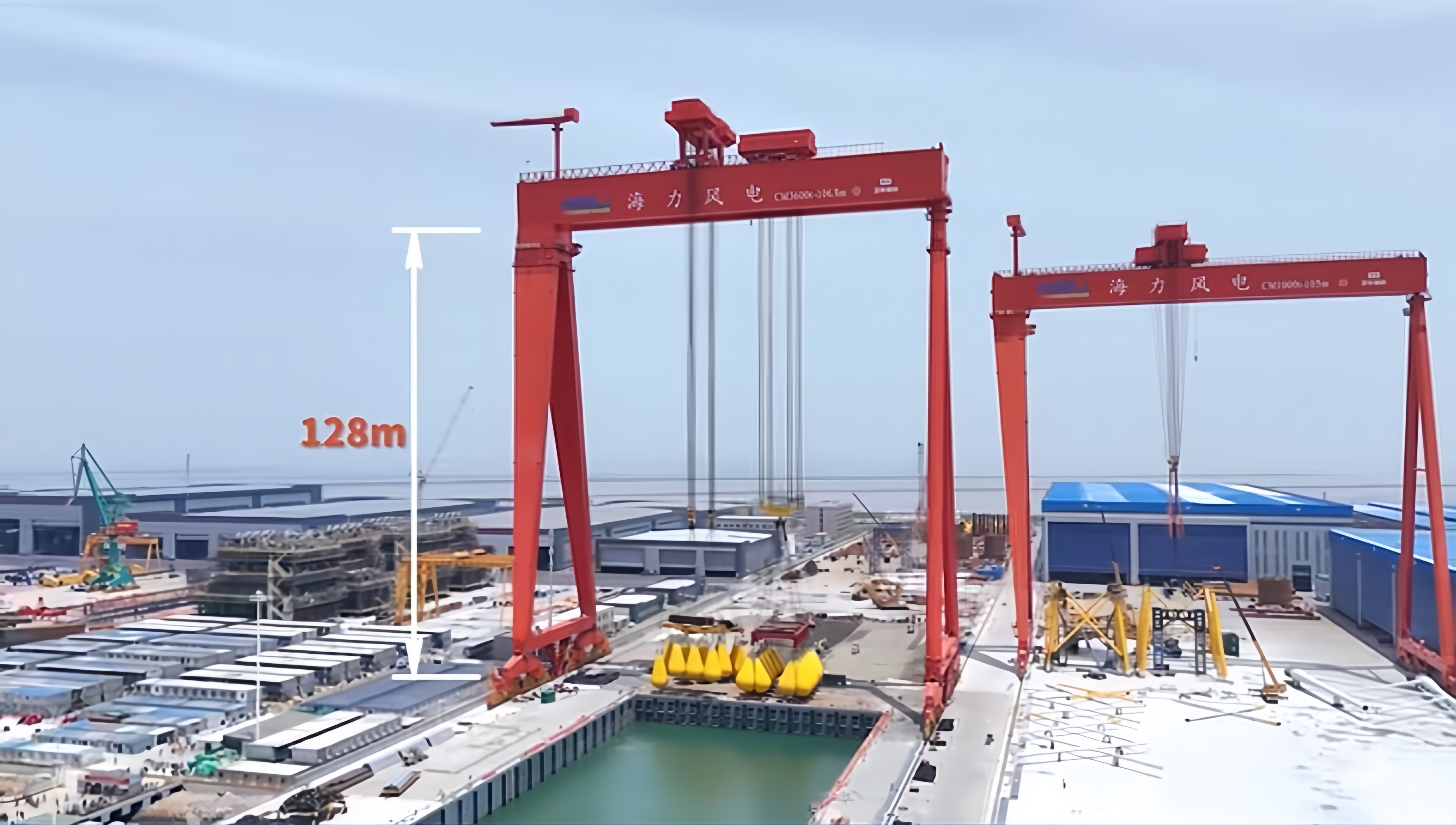 服務(wù)大國重器！微特產(chǎn)品配套全球首臺(tái)套雙主梁3600t門式起重機(jī)